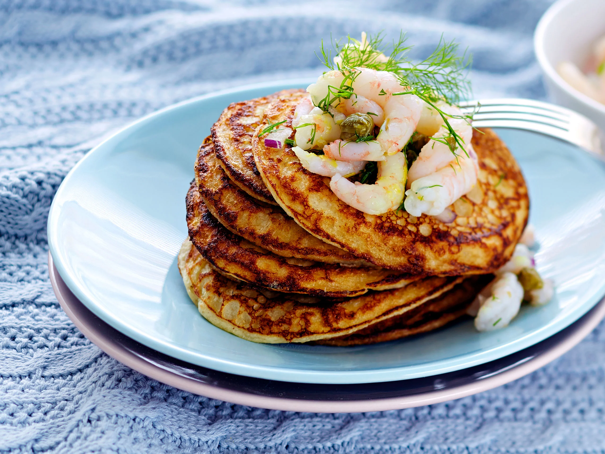 Blinit ja katkarapusalsa