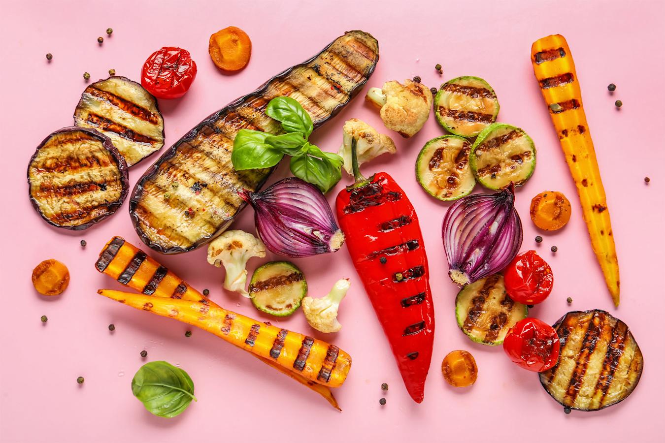 Grillattuja vihanneksia