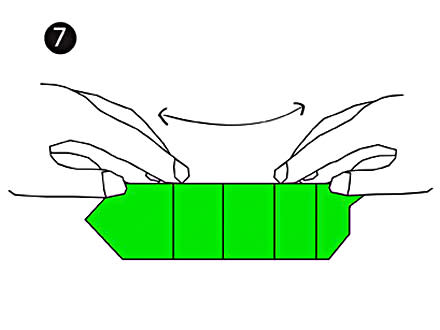 Toukkaorigamin laskokset