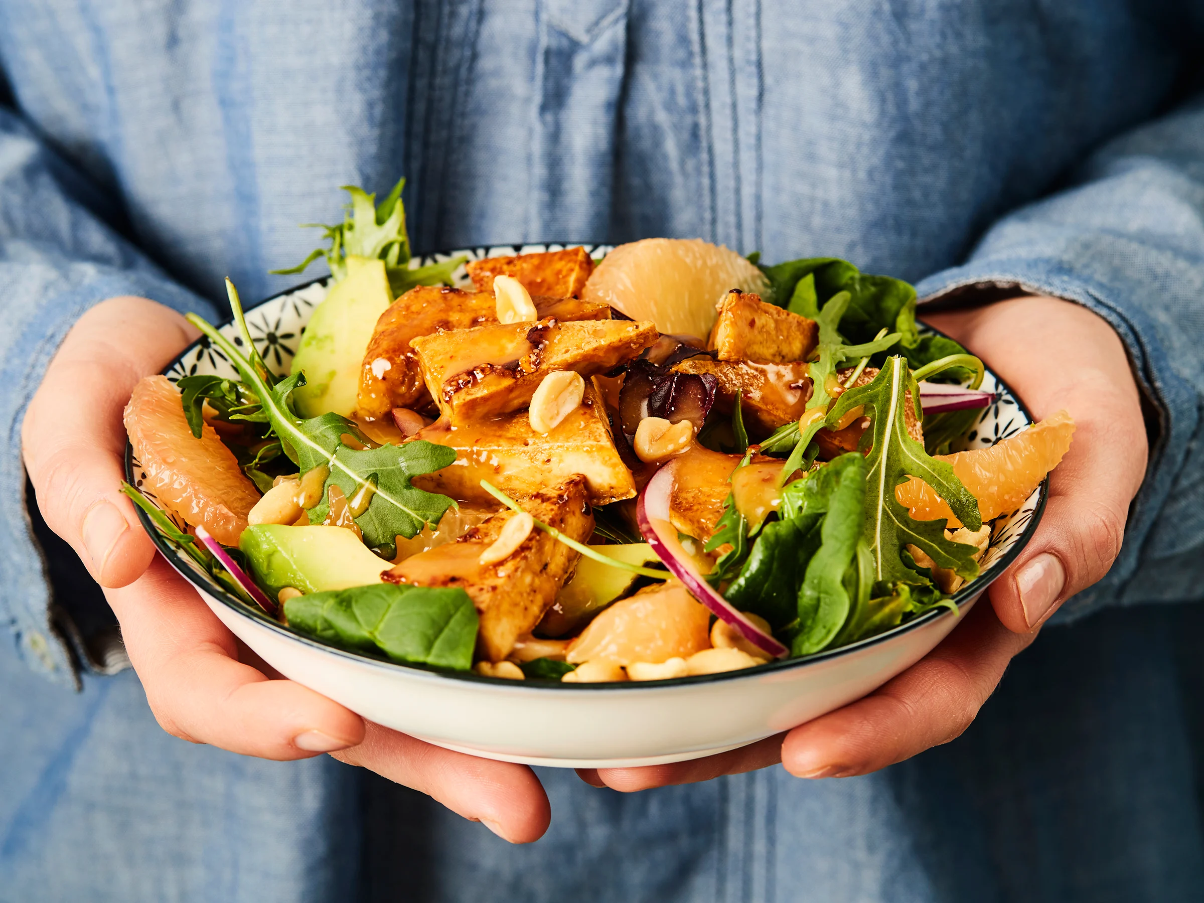 Verigreippi-tofusalaatti