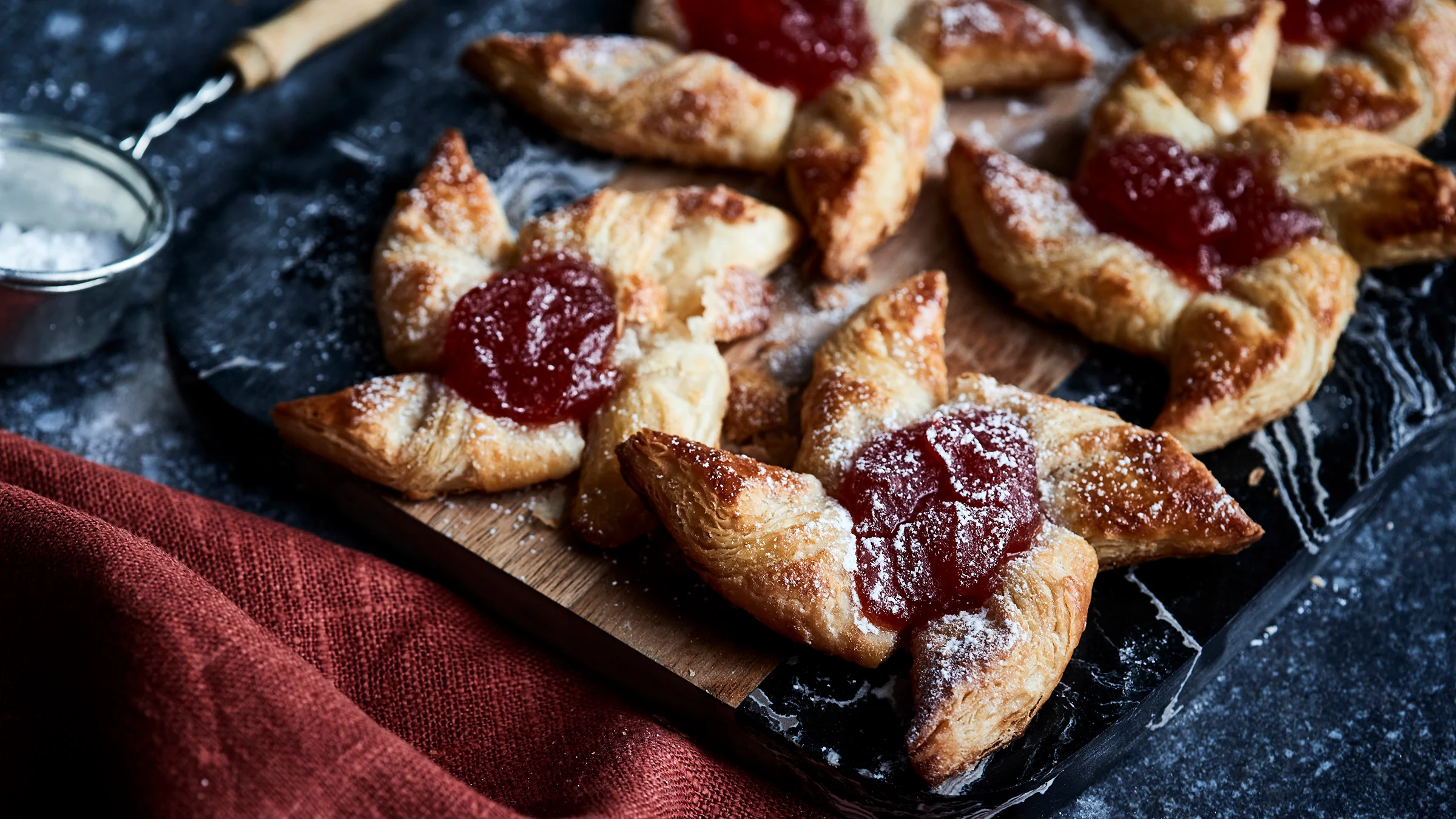 Joulutortut pihlajamarmeladilla, pihlaja-joulutortut