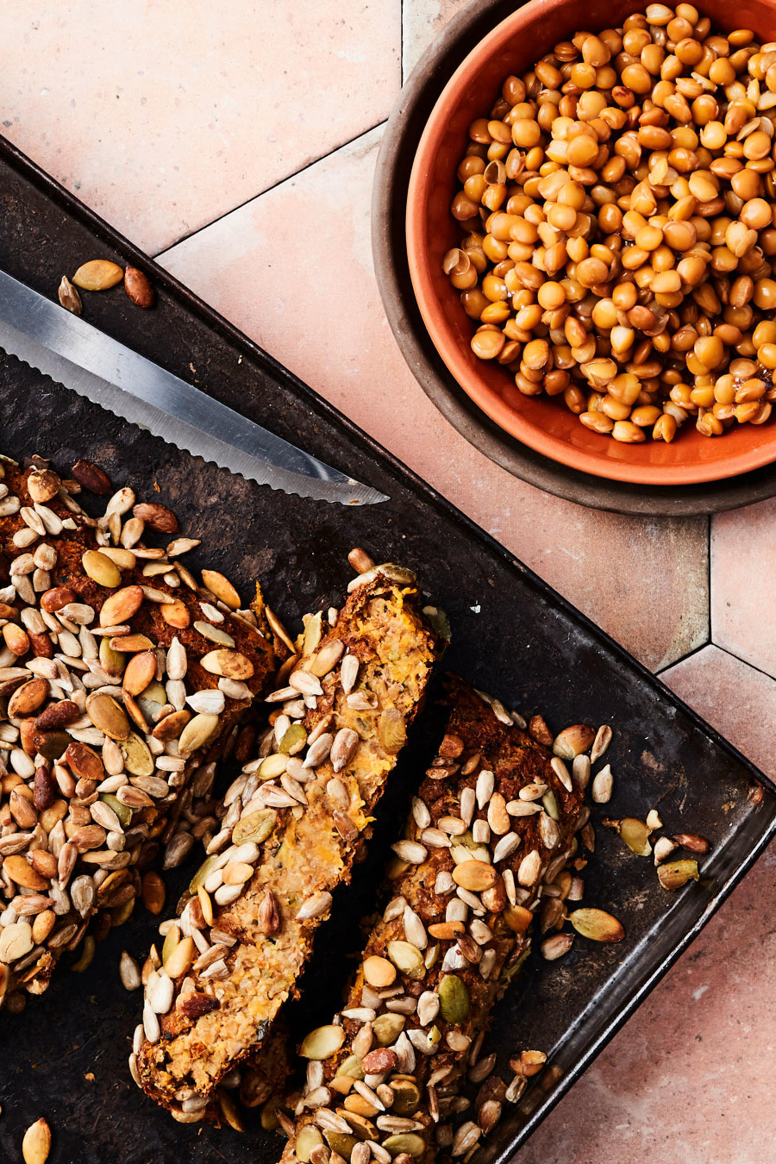 Kesäkurpitsa-linssimureke