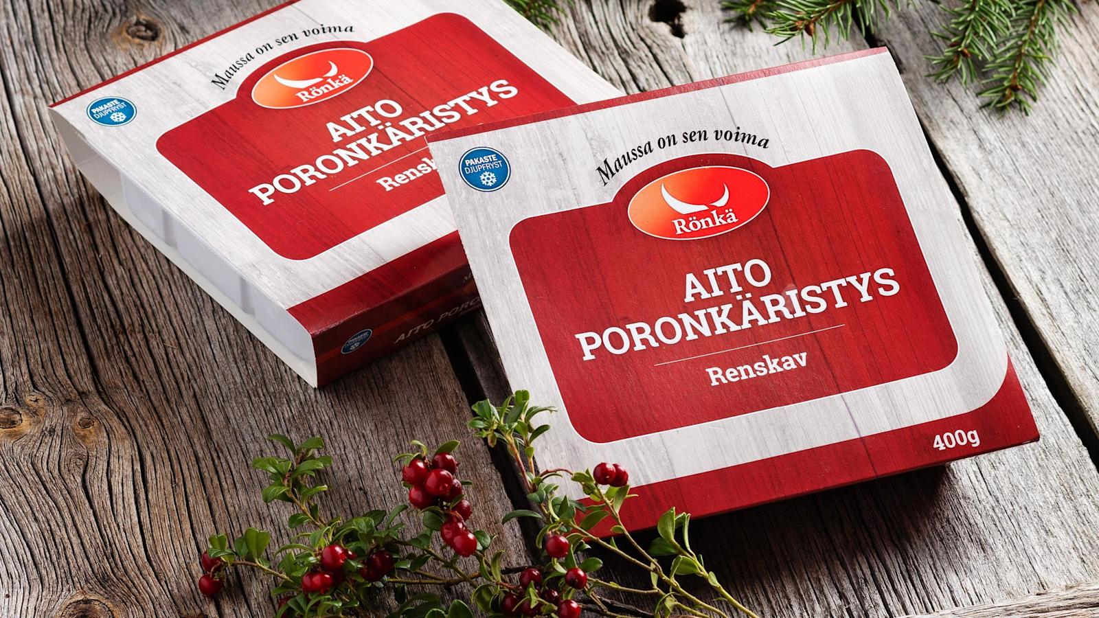 Röngän Aito poronkäristyksen lisäksi pakastealtaasta löytyy myös Poron paistikäristystä. 
