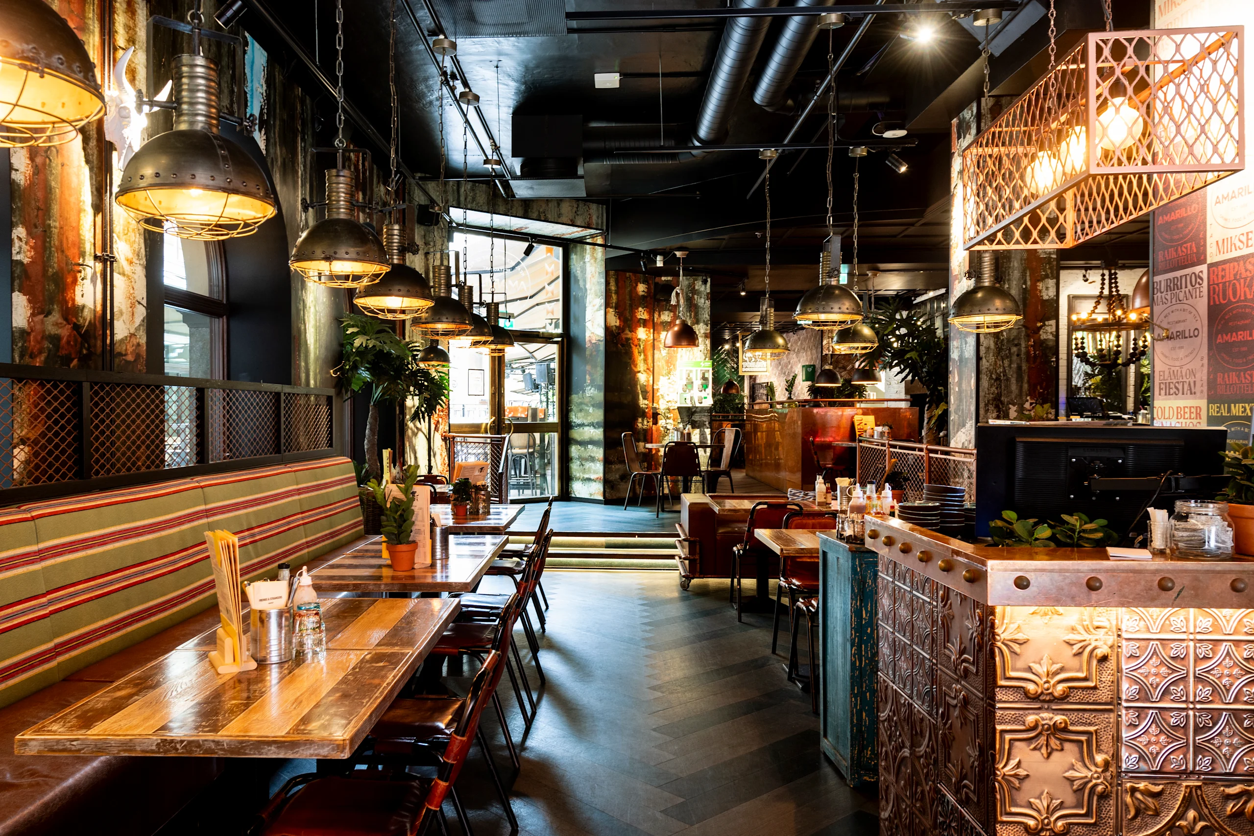 Helsingin Amarillon sisätiloja