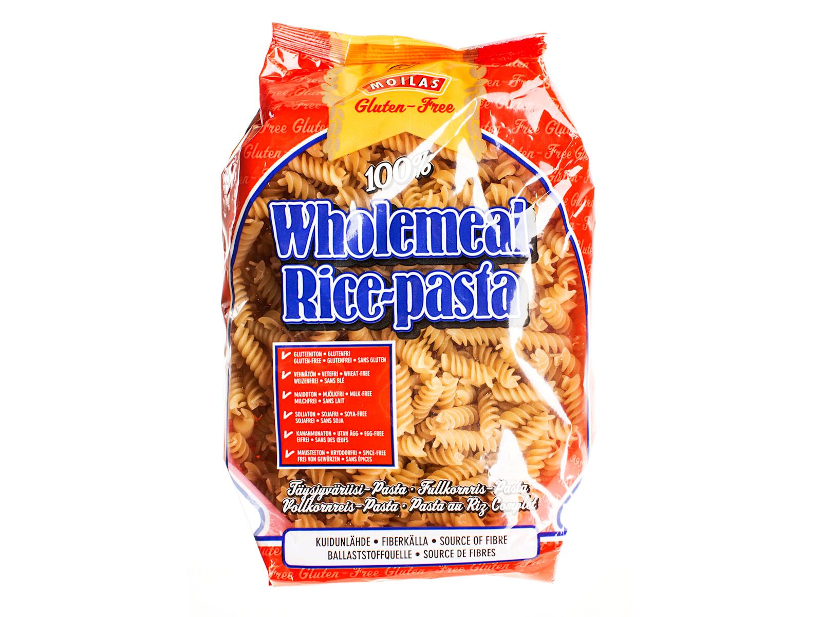 Moilas Täysjyväriisifusilli, 500 g, gluteeniton