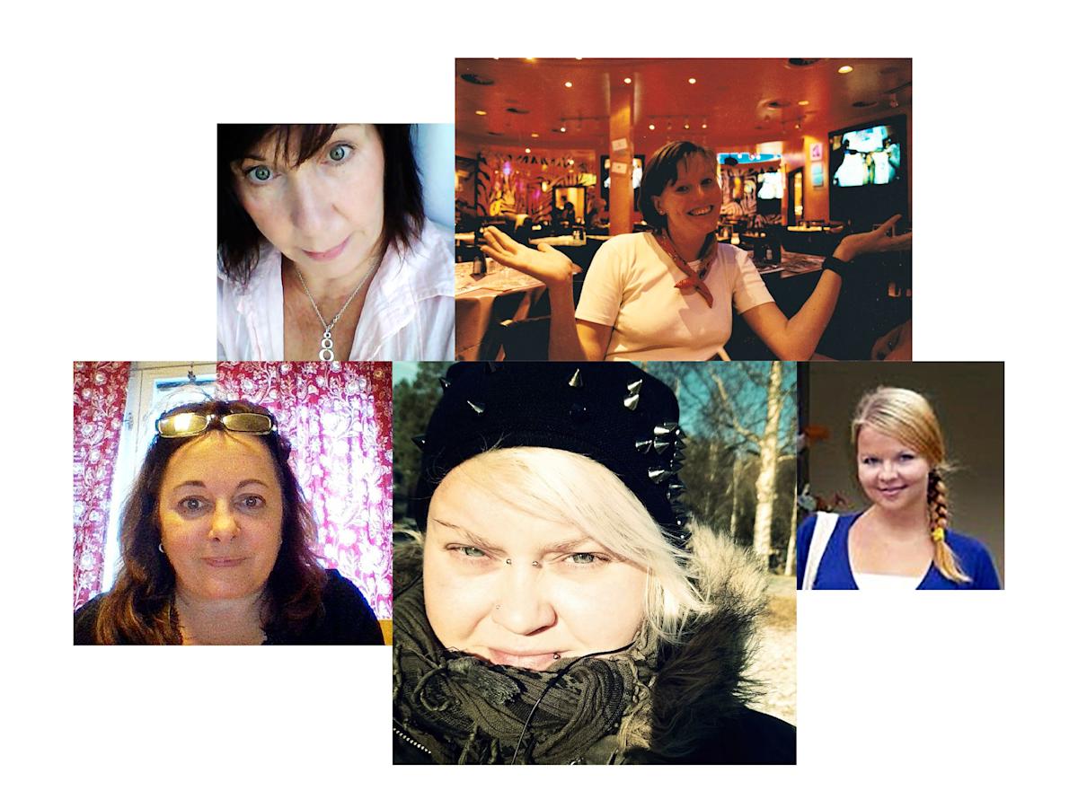Tarja Tanila-Vaske, Merja Puolanne-Törmälä, Riitta Dikmen, Anni Ohtonen ja Anna Pasanen.