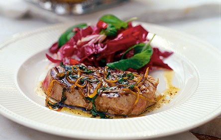 Balsamicomarinoitu tonnikalaleike