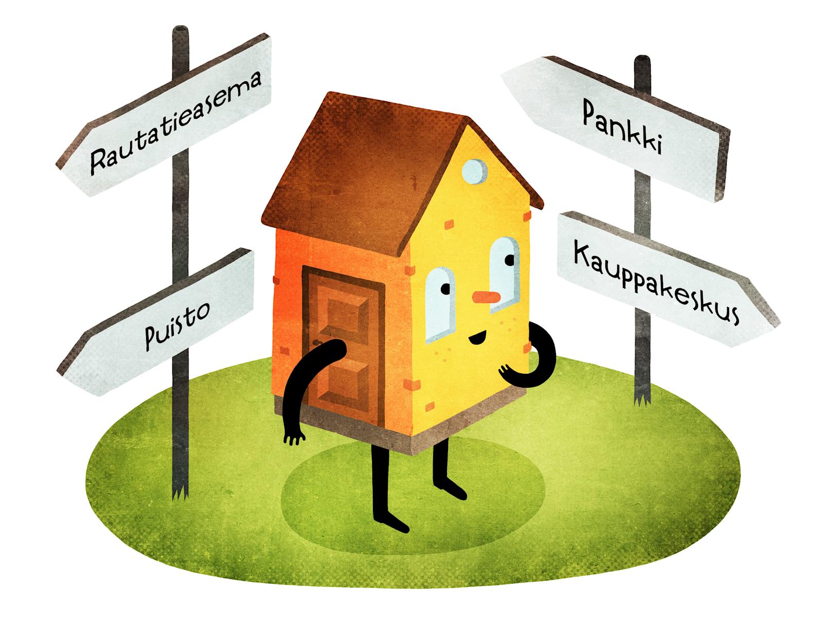 Asunnon sijainti määrittelee pitkälti sen arvon