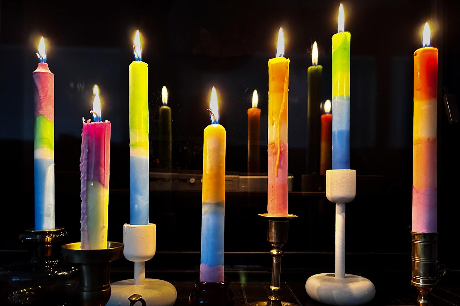 Dye your own candles
