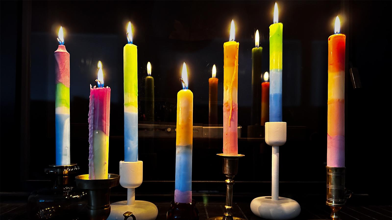 Dye your own candles