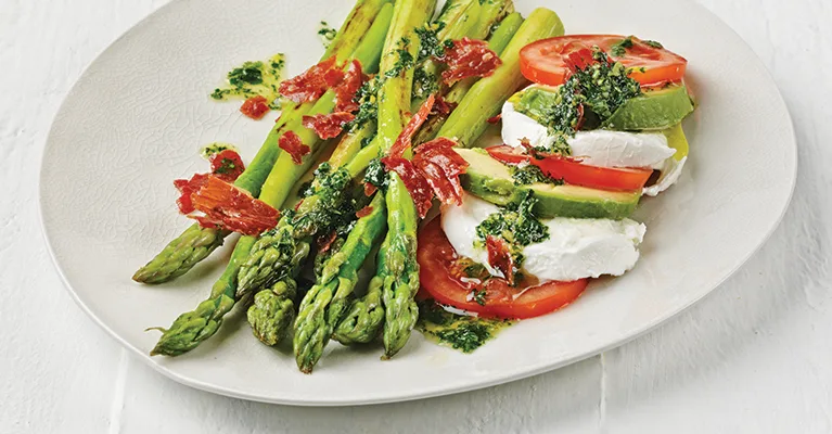 Parsa, mozzarella ja gremolata