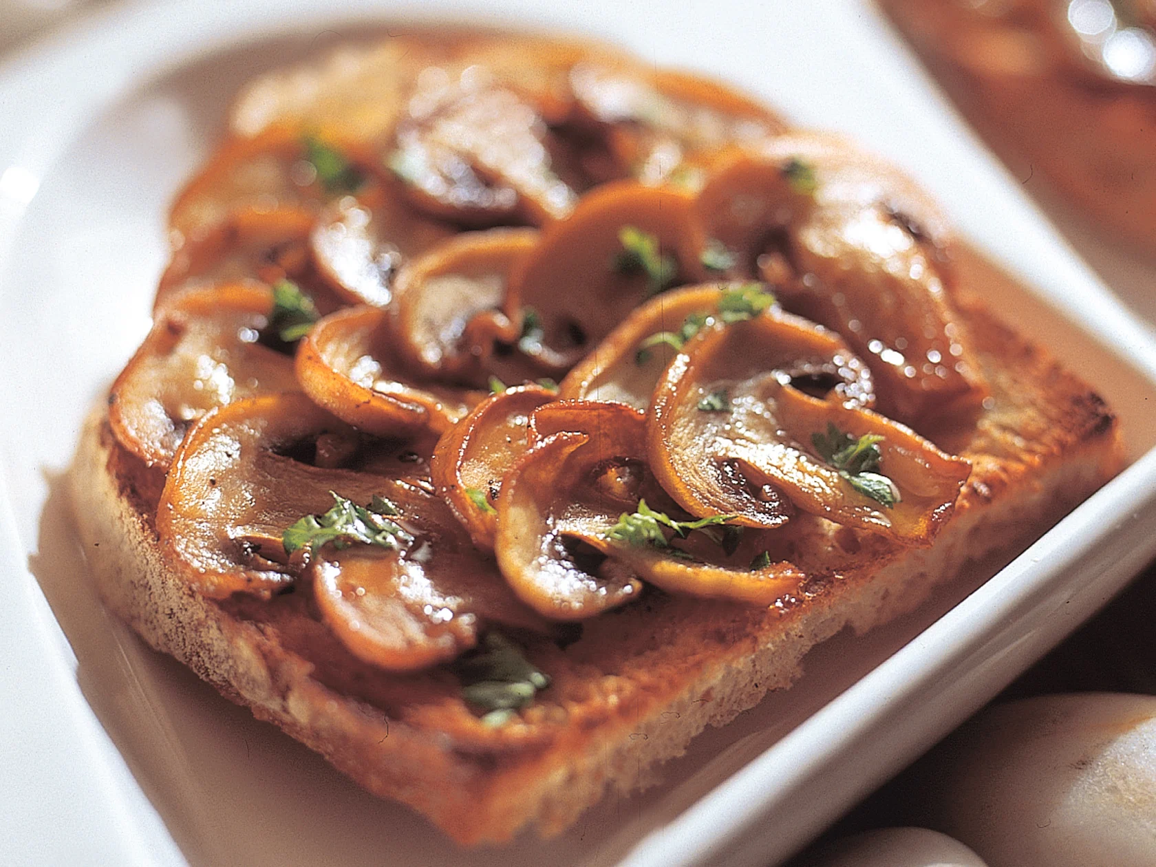 Bruschetta herkkusienten kera