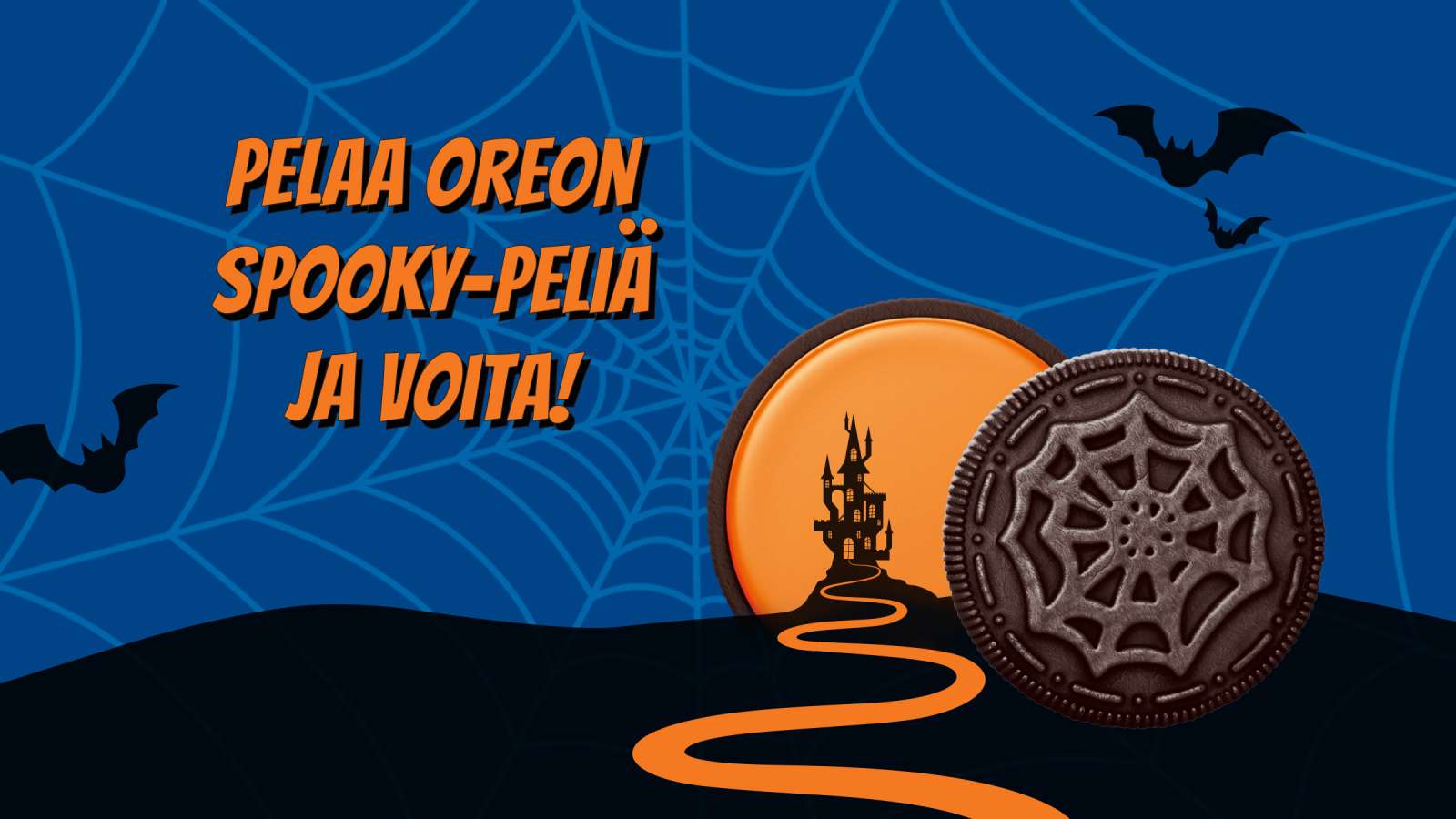 Huhuu, uskotko kummituksiin? Pelaa makeaa Spooky-peliä ja voita Oreo-tuotepalkinto!
