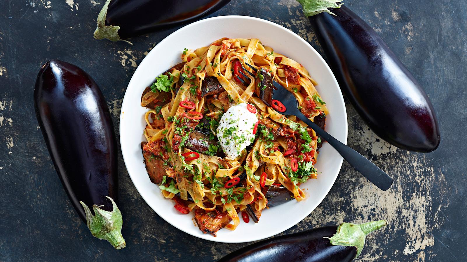 Pasta alla Norma eli munakoisopasta