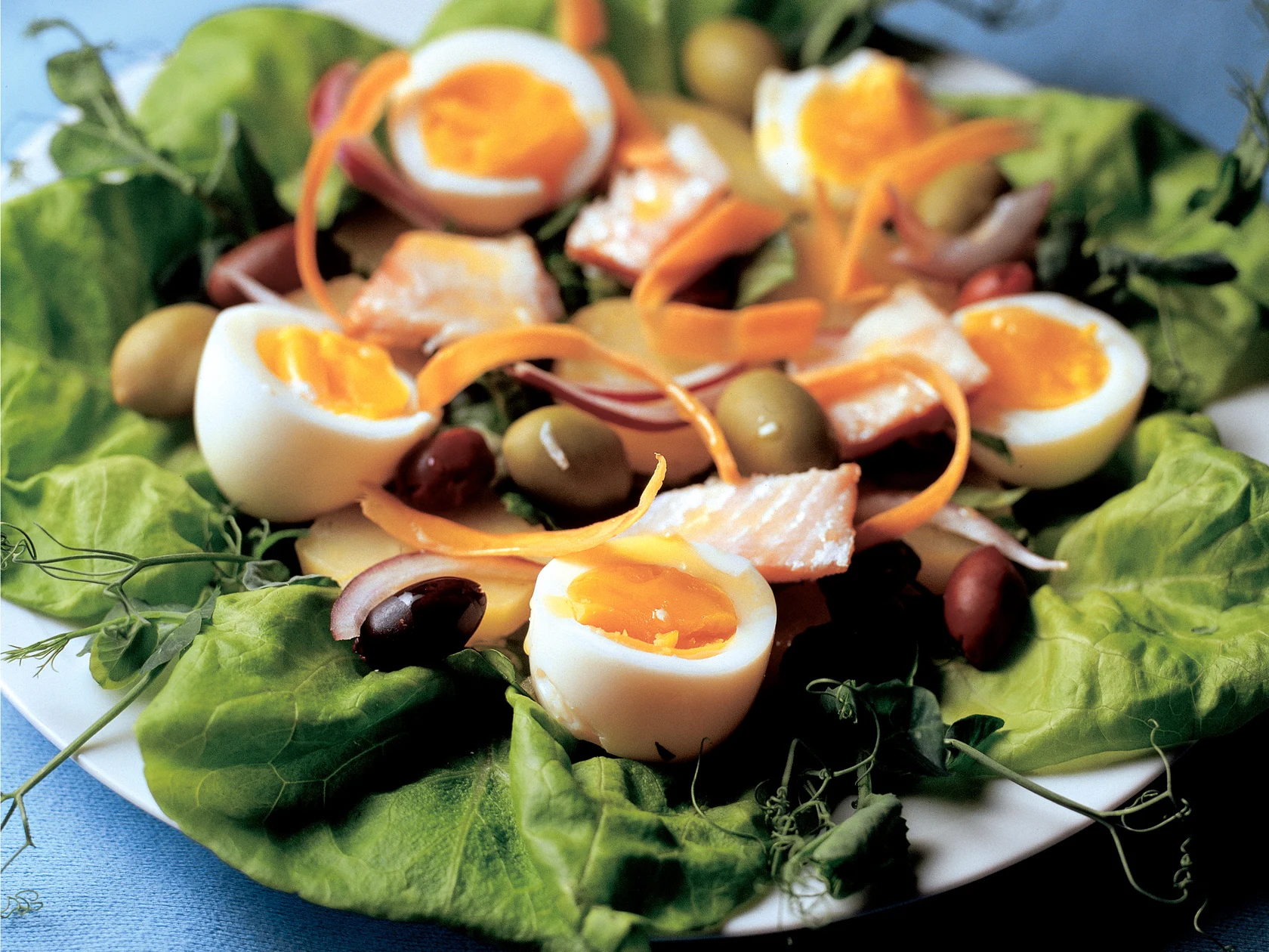 Pinaatti-kananmunasalaatti