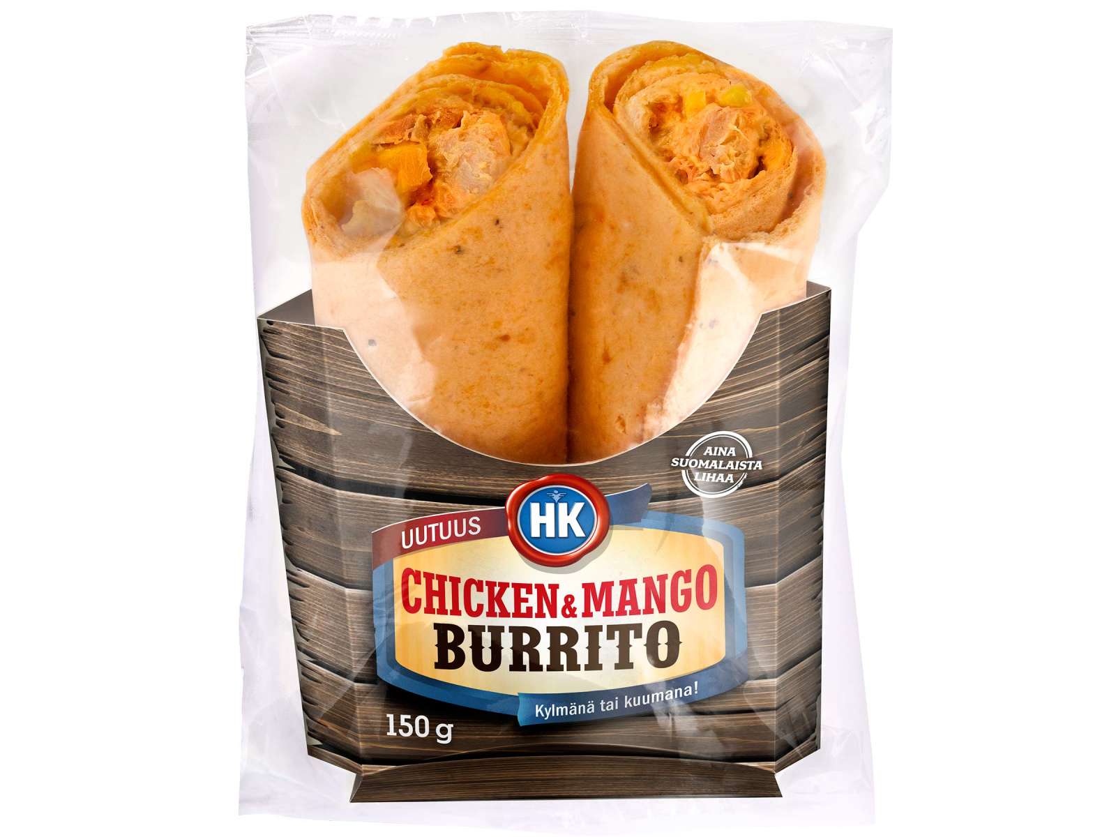 HK Chicken & mango burrito