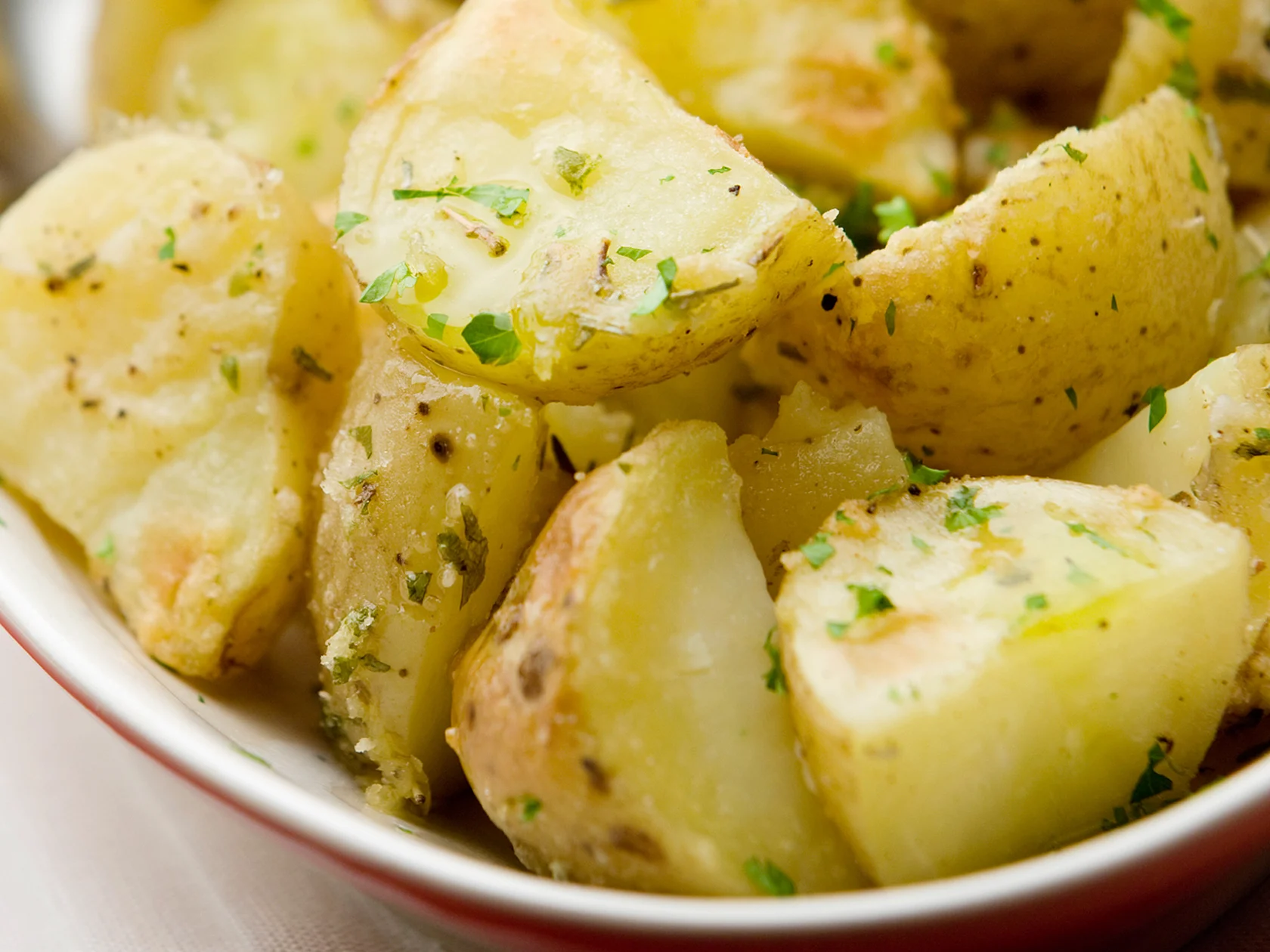 Paahdetut perunalohkot