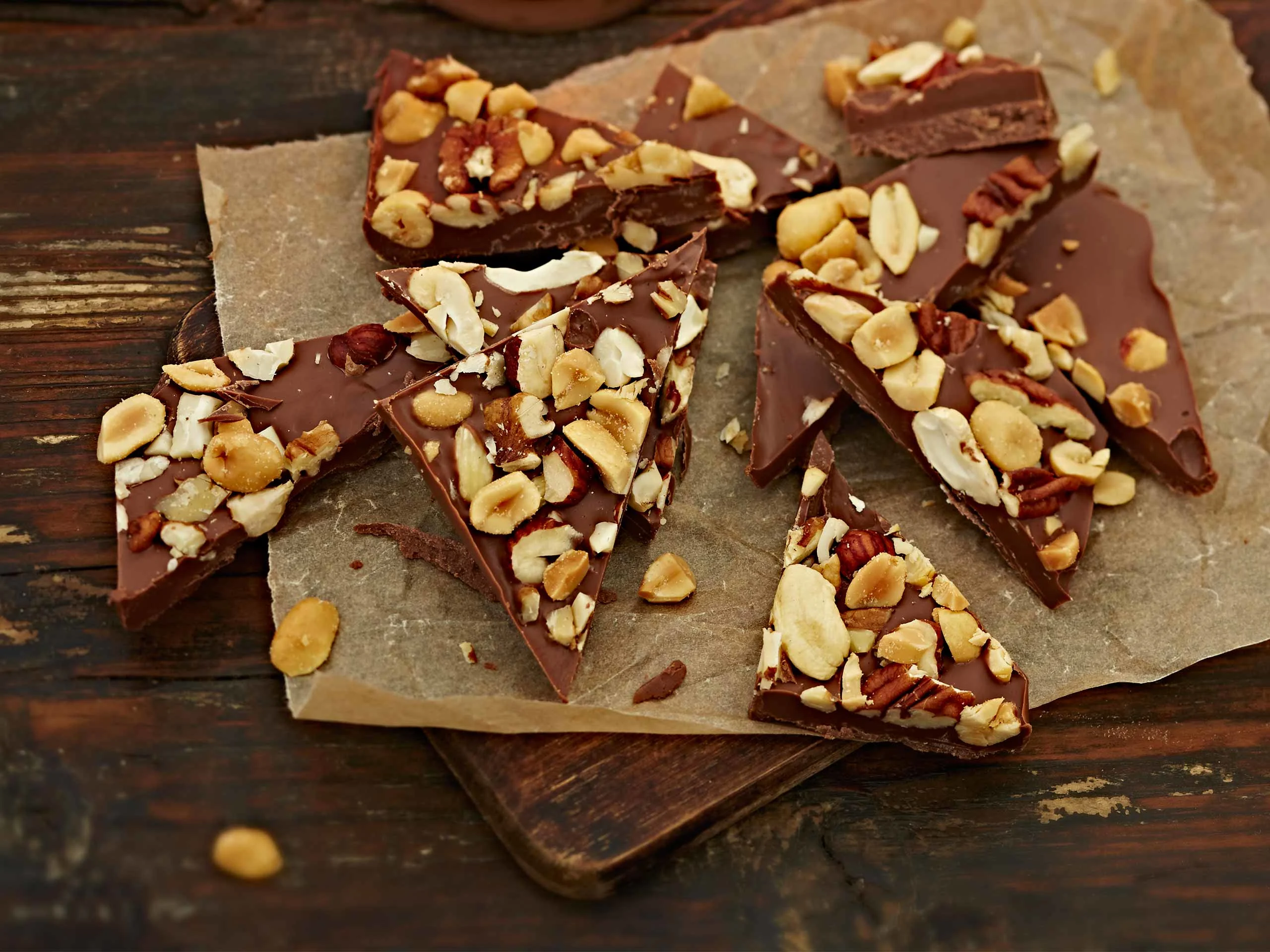 Pähkinä-suklaapalat