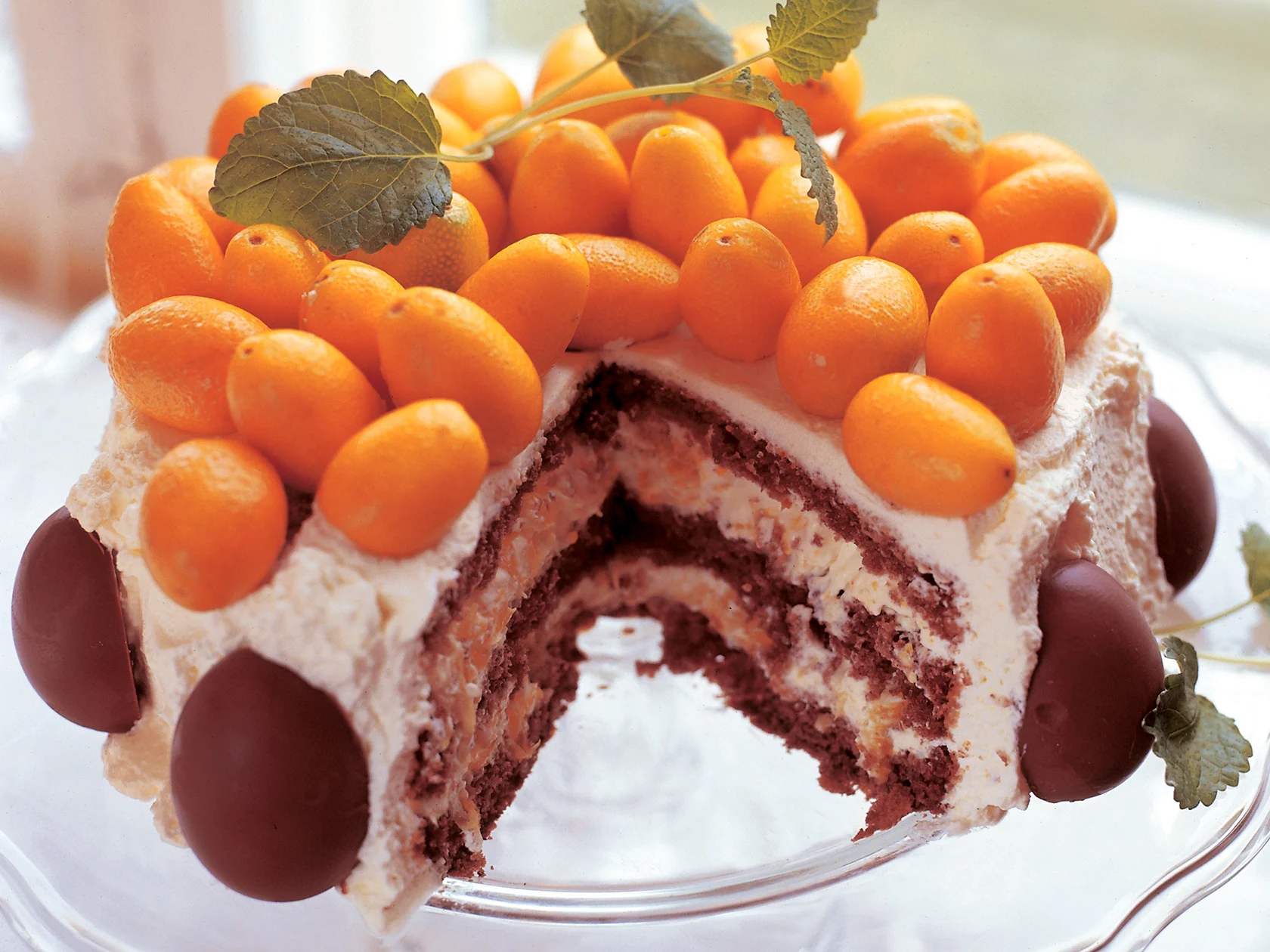 Appelsiinitäytekakku