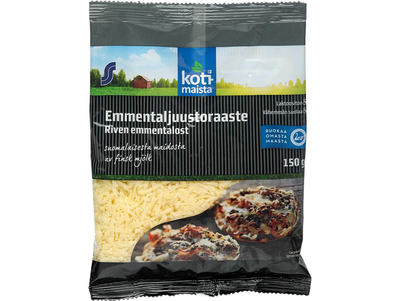 Kotimaista mustaleima-emmentaljuustoraaste