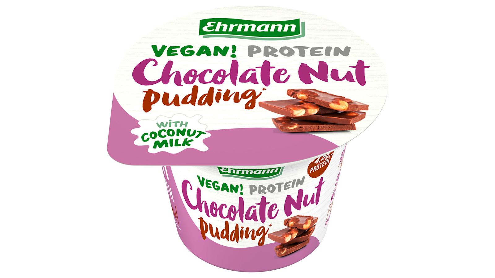 Ehrmannin vegaaniset ja gluteenittomat proteiinivanukkaat