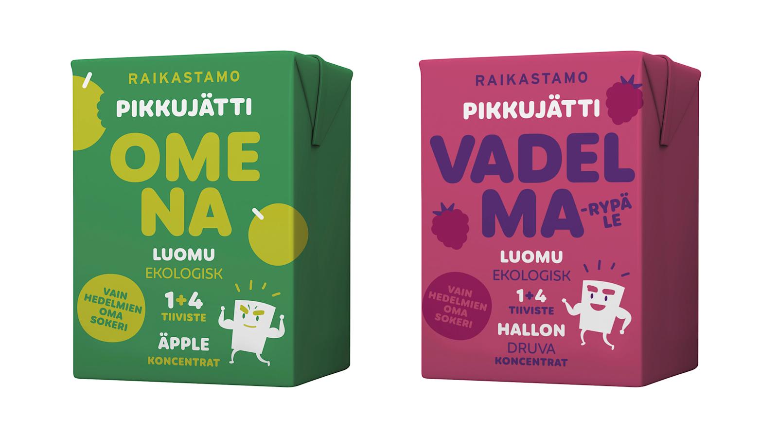 Raikastamo Pikkujätti Luomu mehutiivisteet