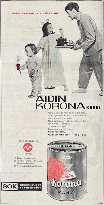 Kahvimainos 1963