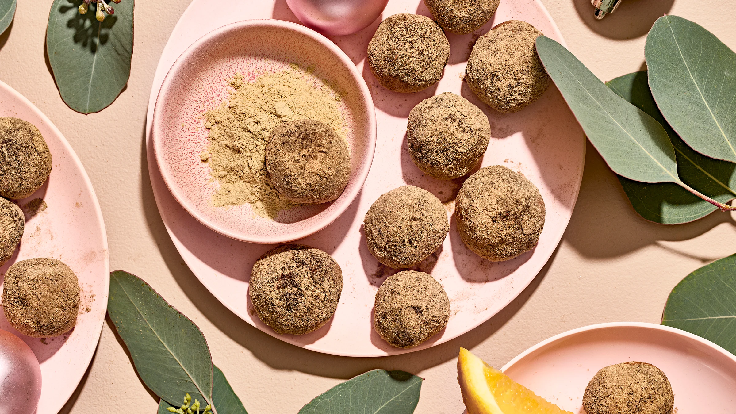 Apelsin- och lakritstryfflar