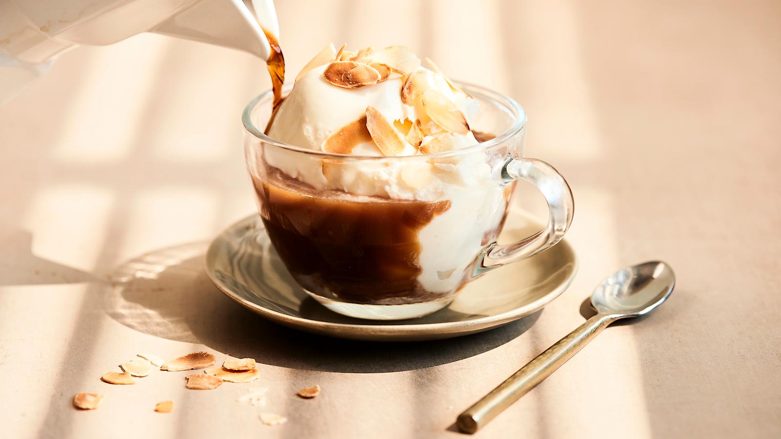 affogato, jäätelökahvi