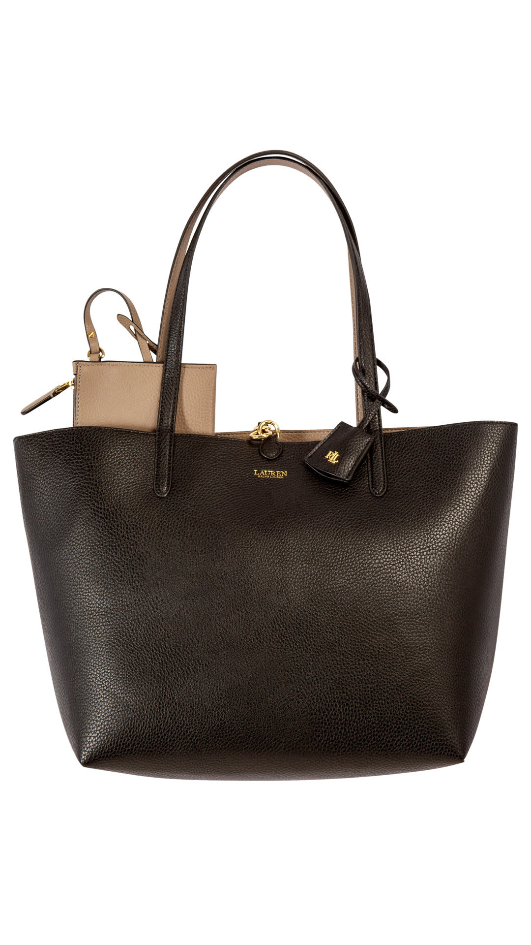 Ralph Laurenin tote bag.