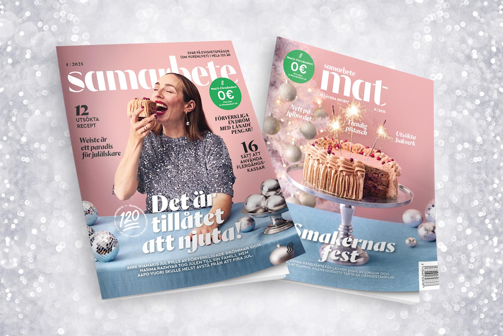 Samarbete är ägarkudernas egen tidning och kan hämtas i S-gruppens butiker.