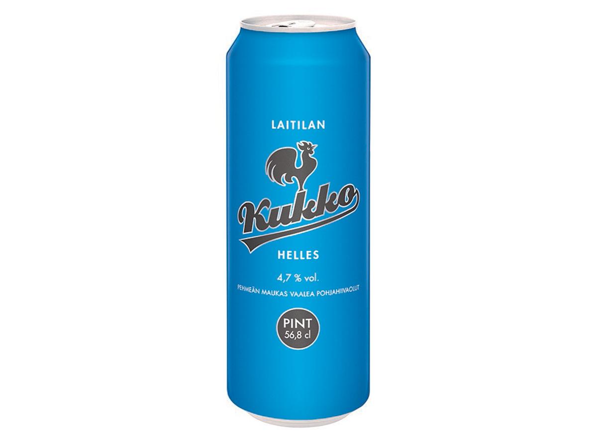 Laitilan Wirvoitusjuomatehtaan Kukko Helles