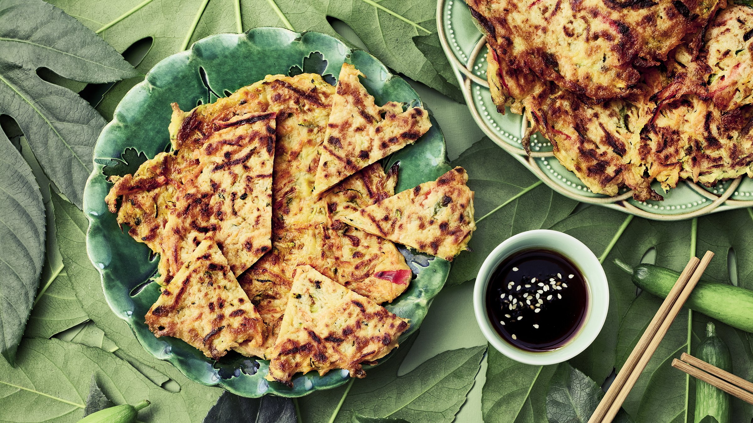 Yachaejeon eli korealaiset kasvispannukakut