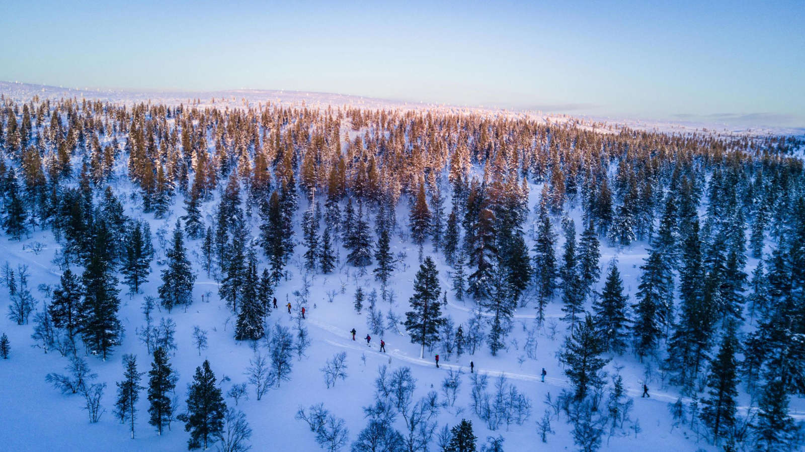 Saariselän Kiilopää–Niilanpää-latu kulkee Urho Kekkosen kansallispuiston rauhassa.