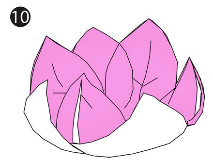 Valmis kukkaorigami