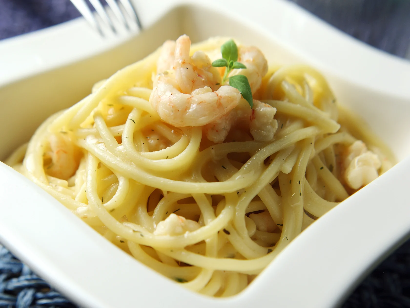 Limetti-katkarapupasta