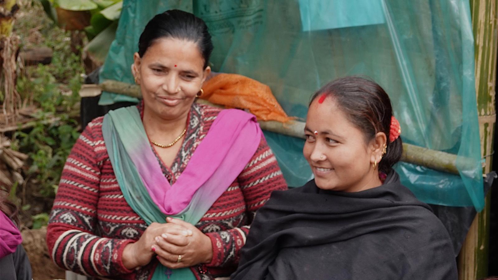 Marju Bishokarma ja Bimala Koirala