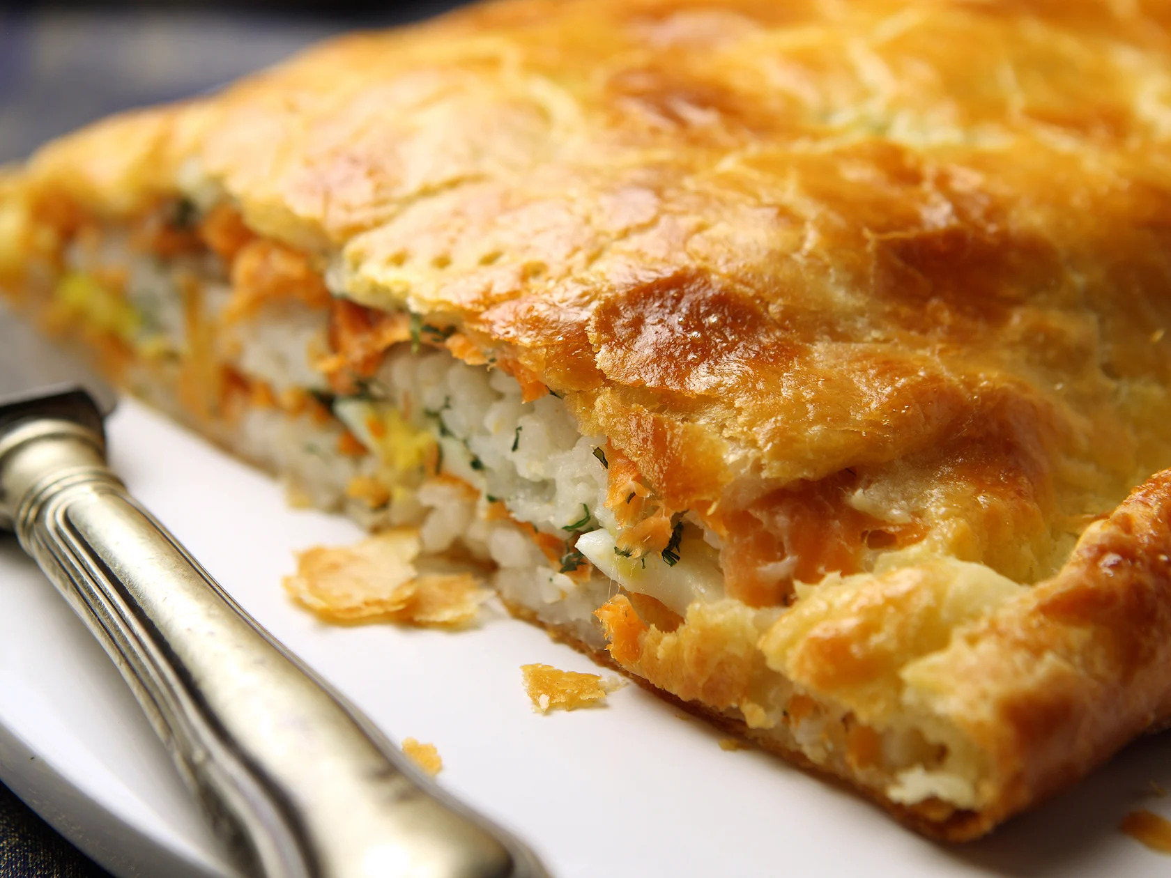 Savukalapiiras, josta leikattu pala