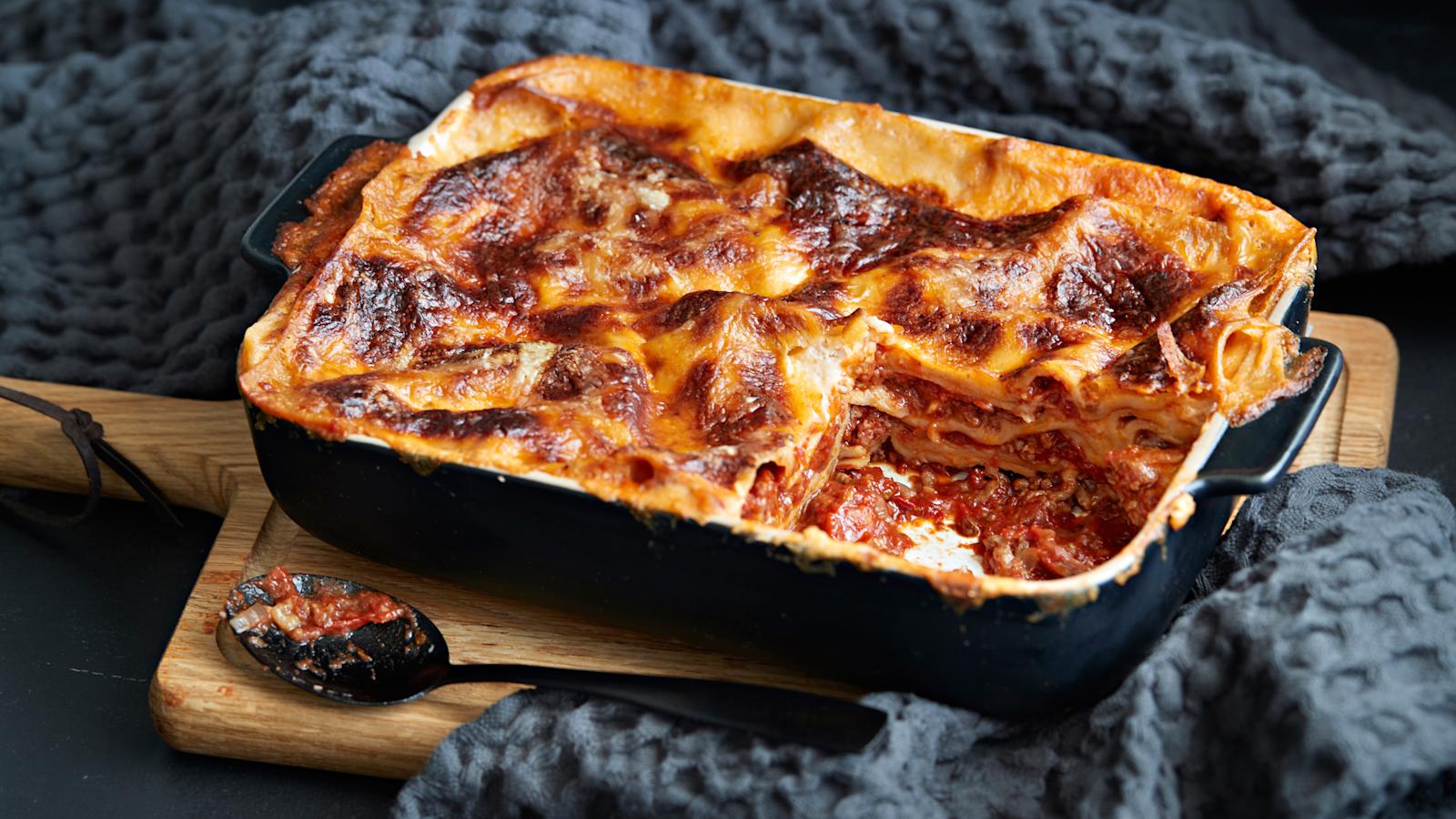 Juustoinen lasagne