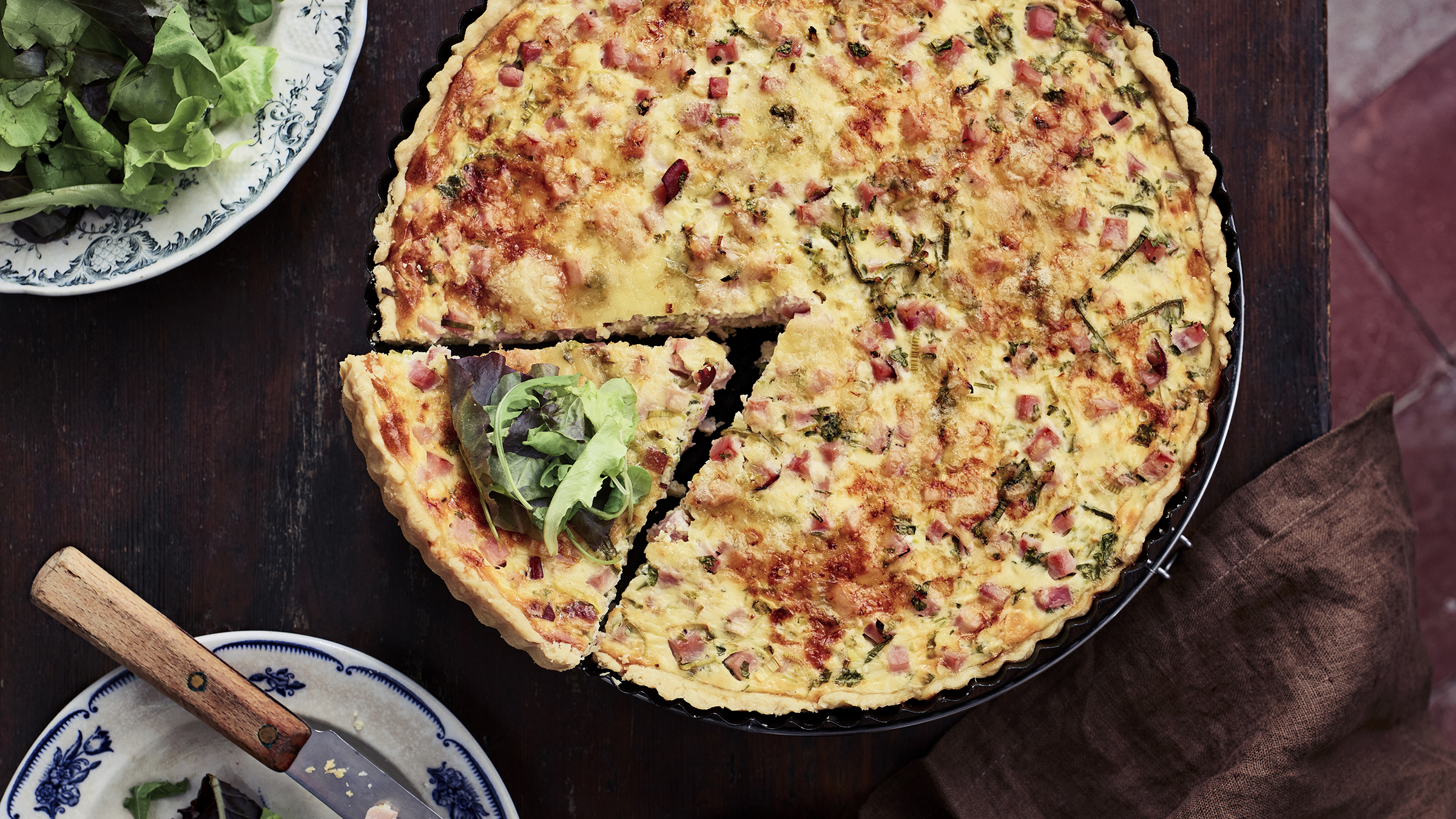 Ranskalainen kinkkupiirakka