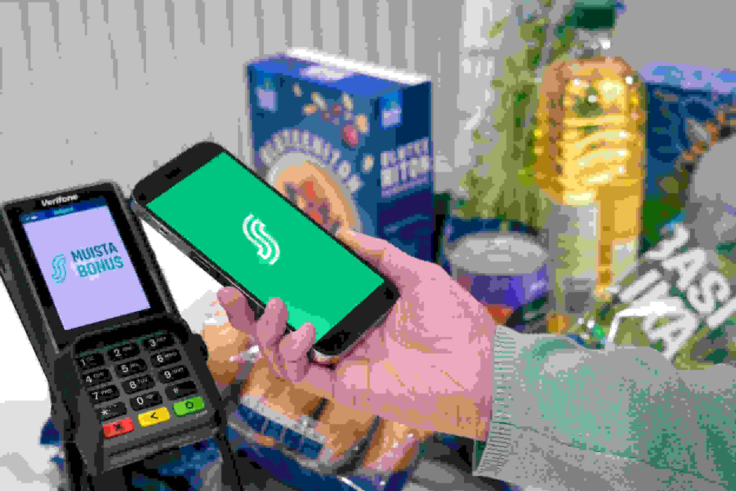 S-Etukortti puhelimessa ja ostokset