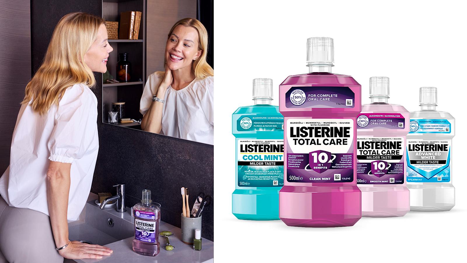 Kolme syytä valita Listerine koko perheelle joka päivä