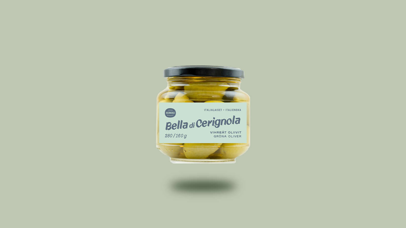Herkku Bella di Cerignola -oliivit