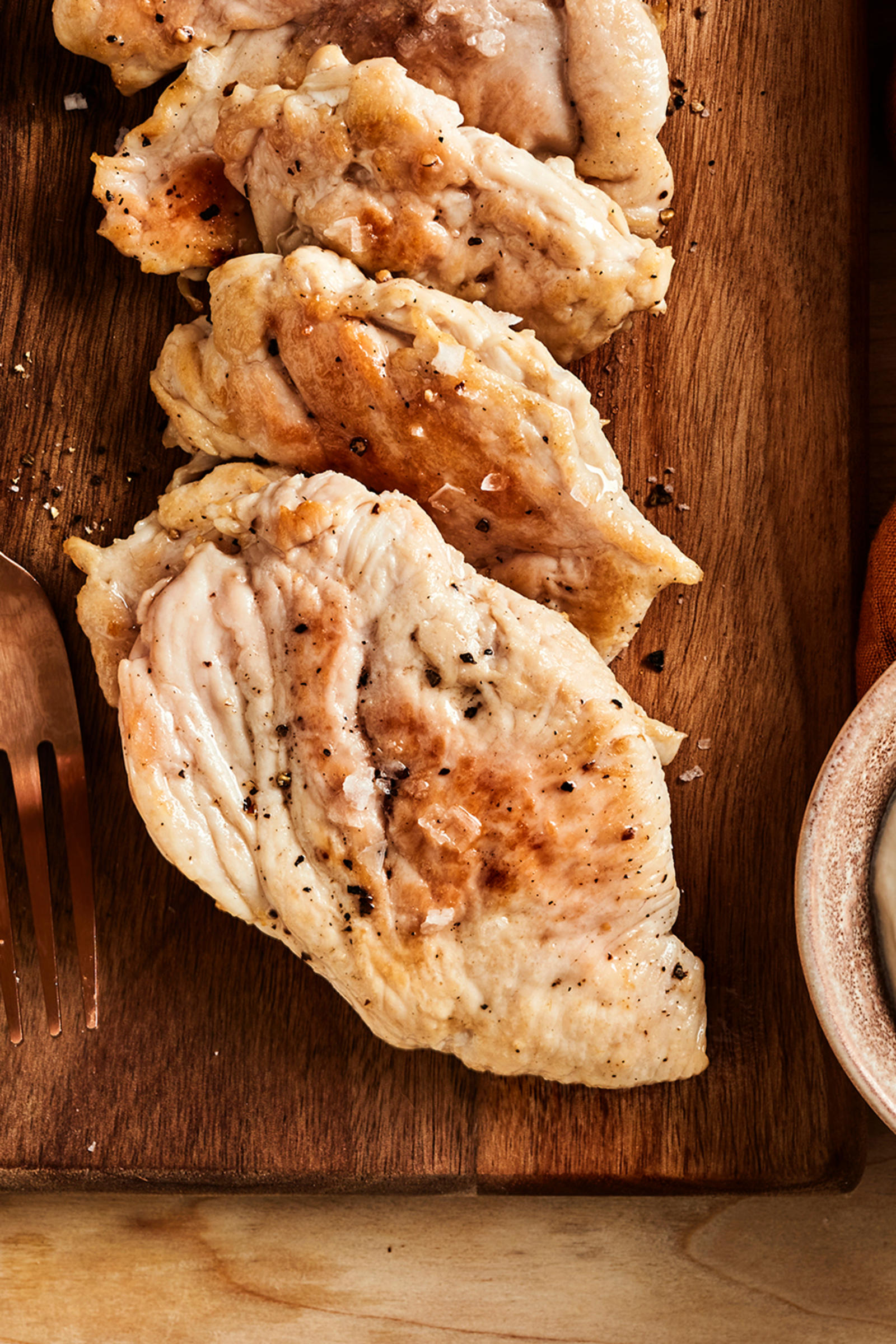 Kanapihvit ja vuohenjuustovaahto