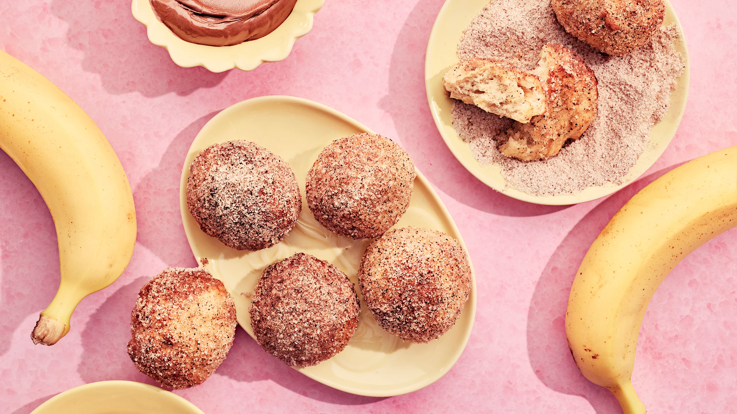 Banaanimunkit airfryerissa