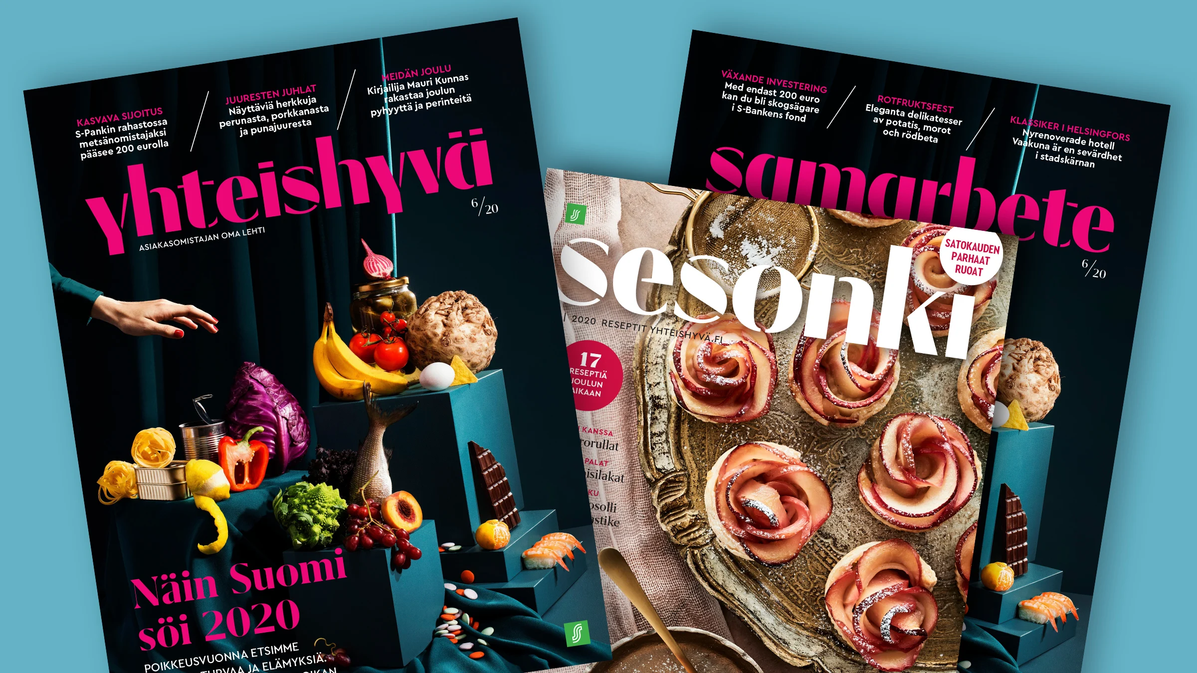 Joulukuun 2020 Yhteishyvä, Samarbete ja Sesonki-lehti