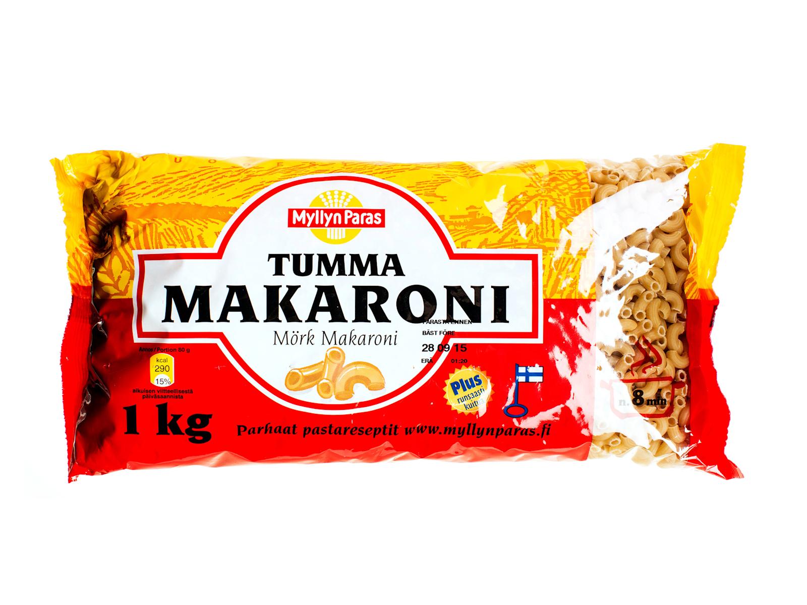 Myllyn Paras Tumma Makaroni, 1 kg