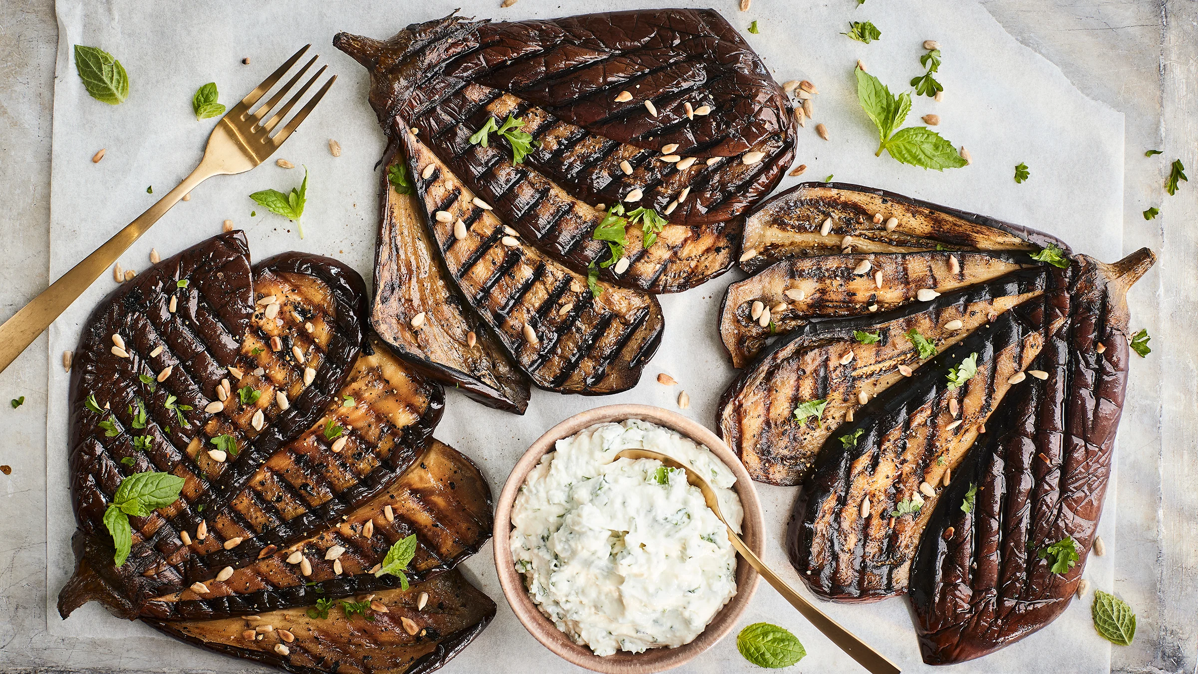 Grillatut munakoisot