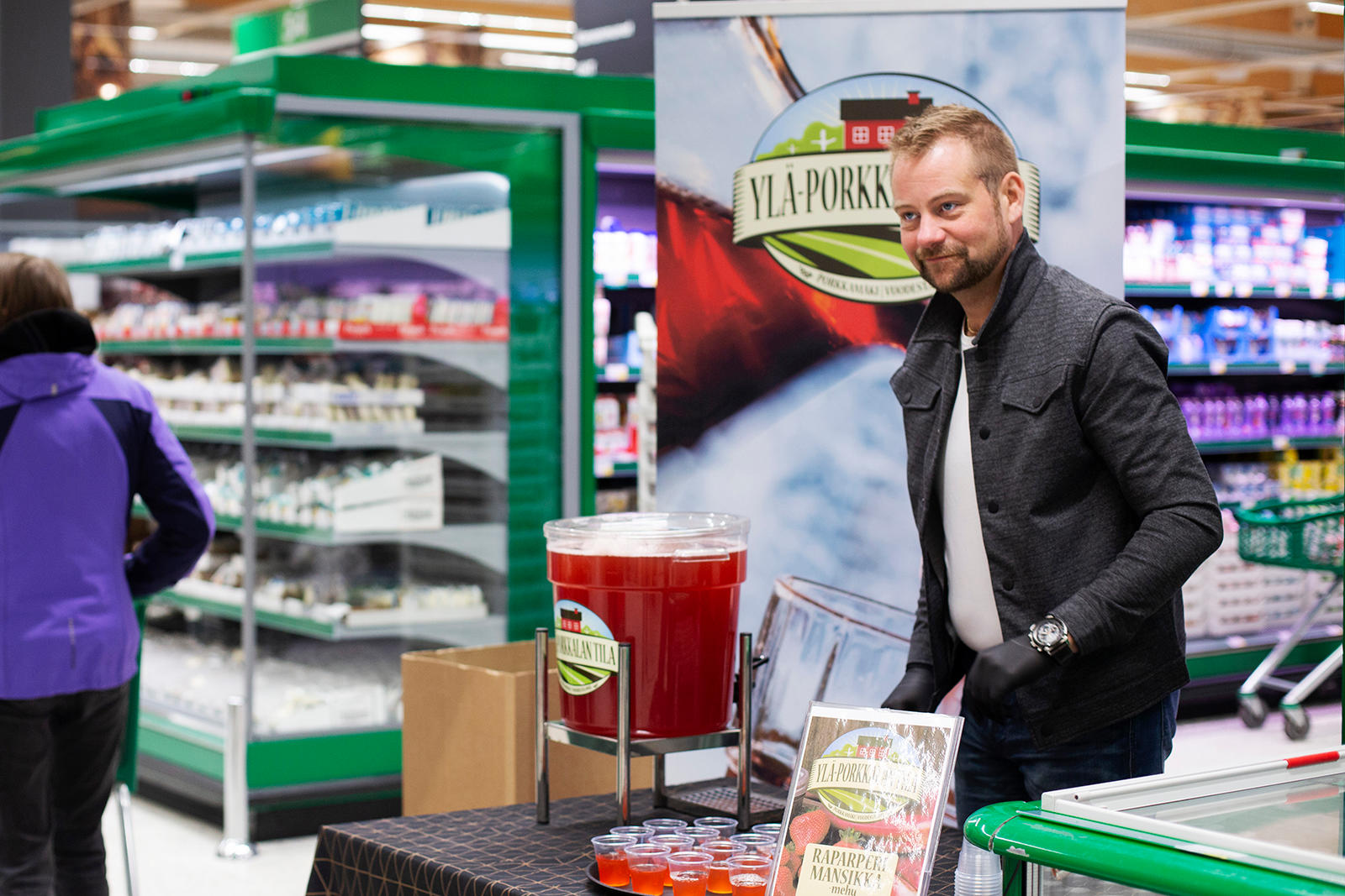 Ylä-Porkkalan tila osallistui Keskimaan järjestämään Ruokaa läheltäsi -tapahtumaan Jyväskylässä toukokuussa 2019. 