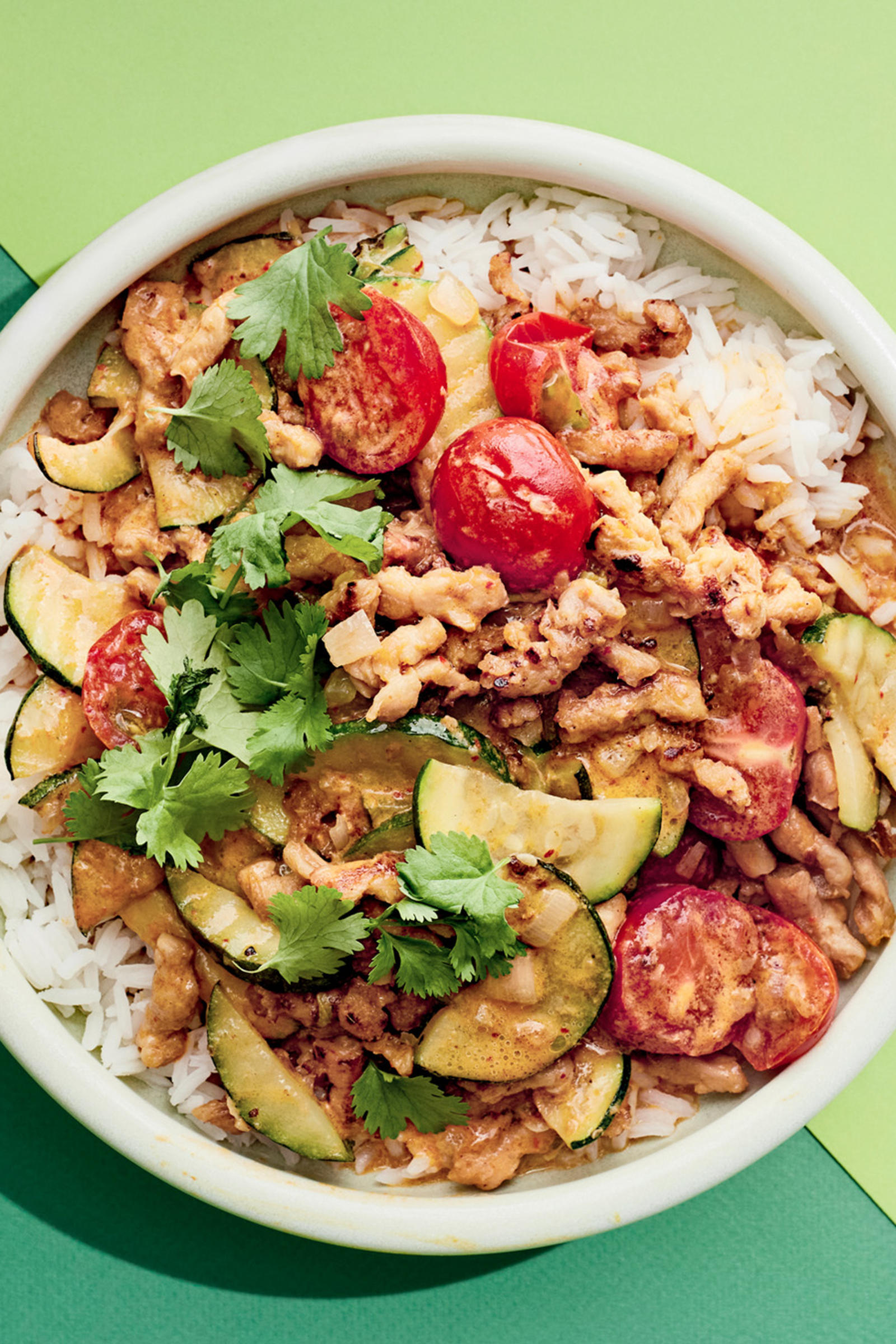 Vegaaninen panang curry